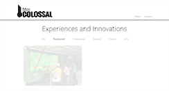 Desktop Screenshot of futurecolossal.com